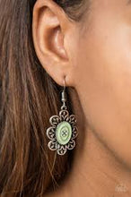 Load image into Gallery viewer, Posy Party Green Earrings