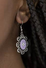 Load image into Gallery viewer, Posy Party Purple Earrings