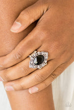 Load image into Gallery viewer, Power Behind the Throne Black Ring - Angie's $5.00 Bling