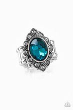 Load image into Gallery viewer, Power Behind the Throne Blue Ring - Angie's $5.00 Bling