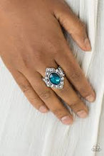 Load image into Gallery viewer, Power Behind the Throne Blue Ring - Angie's $5.00 Bling