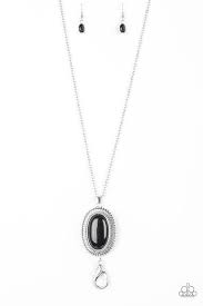 Practical Prairie Black Lanyard - Angie's $5.00 Bling