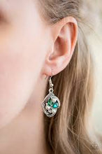 Load image into Gallery viewer, Prestigious Shimmer Green Earrings