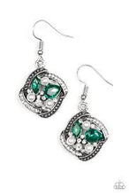 Load image into Gallery viewer, Prestigious Shimmer Green Earrings