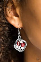 Load image into Gallery viewer, Prestigious Shimmer Red Earrings