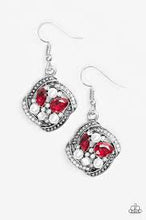 Load image into Gallery viewer, Prestigious Shimmer Red Earrings