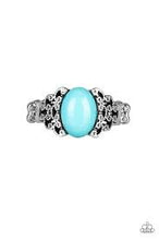 Load image into Gallery viewer, Princess Problems Blue Skinny Band Ring