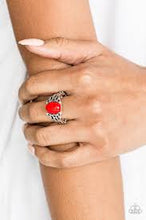 Load image into Gallery viewer, Princess Problems Red Skinny Band Ring