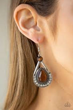 Load image into Gallery viewer, Pro Glow Brown Earrings