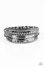 Load image into Gallery viewer, Professional Gleamer Black Skinny Band Ring - Angie's $5.00 Bling