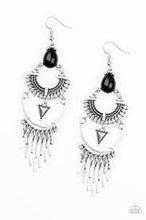 Load image into Gallery viewer, Progressively Pioneer Black Earrings