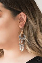 Load image into Gallery viewer, Progressively Pioneer Brown Earrings