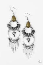 Load image into Gallery viewer, Progressively Pioneer Green Earrings