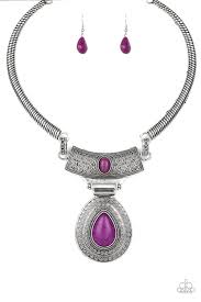 Prowling Prowess Purple Necklace - Angie's $5.00 Bling