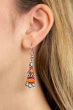 Load image into Gallery viewer, Push Your Luxe Orange Earrings