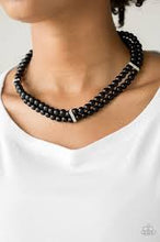 Load image into Gallery viewer, Put On Your Party Dress Black Necklace - Angie's $5.00 Bling