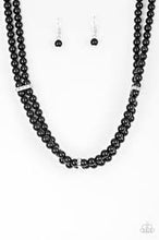 Load image into Gallery viewer, Put On Your Party Dress Black Necklace - Angie's $5.00 Bling