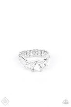 Load image into Gallery viewer, Put On the Blinders White Skinny Band Ring