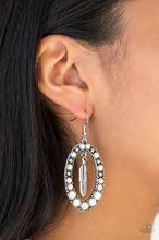 Load image into Gallery viewer, Put Up a Flight White Earrings