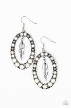 Load image into Gallery viewer, Put Up a Flight White Earrings