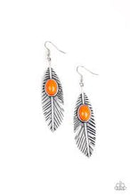 Load image into Gallery viewer, Quill Thrill Orange Earrings