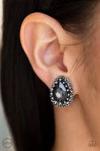 Load image into Gallery viewer, Quintessentially Queen Silver Clip On Earrings