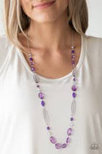 Load image into Gallery viewer, Quite Quintessence Purple Necklace - Angie's $5.00 Bling