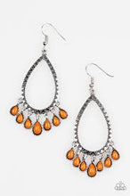 Load image into Gallery viewer, Radiant Bursts Orange Earrings