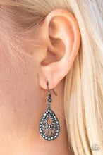 Load image into Gallery viewer, Radiant Revelry Black Earrings