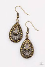 Load image into Gallery viewer, Radiant Reverly Brass Earrings