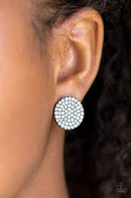 Load image into Gallery viewer, Radiant Ripples White Post Earrings