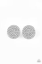 Load image into Gallery viewer, Radiant Ripples White Post Earrings