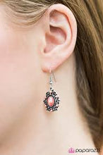 Load image into Gallery viewer, Radiant Roses Orange Earrings