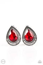 Load image into Gallery viewer, Radiantly Ravishing Red Clip On Earrings