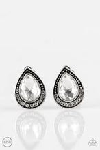 Load image into Gallery viewer, Radiantly Ravishing White Clip On Earrings