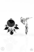 Load image into Gallery viewer, Radically Royal Black Jacket Earrings