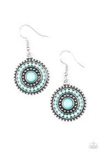 Load image into Gallery viewer, Rainbow Riviera Blue Earrings