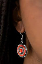 Load image into Gallery viewer, Rainbow Riviera Red Earrings
