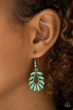 Load image into Gallery viewer, Rainforest Romance Green Earrings