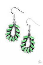 Load image into Gallery viewer, Rainforest Romance Green Earrings