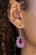 Load image into Gallery viewer, Rainforest Romance Pink Earrings