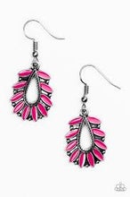 Load image into Gallery viewer, Rainforest Romance Pink Earrings