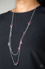 Load image into Gallery viewer, Raise Your Glass Purple Necklace - Angie's $5.00 Bling