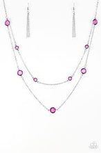Load image into Gallery viewer, Raise Your Glass Purple Necklace - Angie's $5.00 Bling