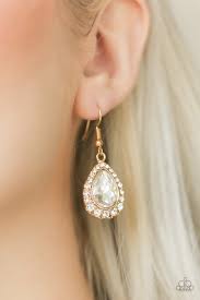 Ready, Set Glow Gold Earrings
