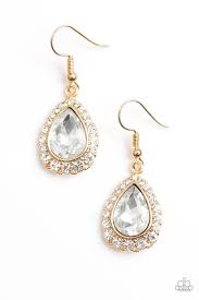 Ready, Set Glow Gold Earrings