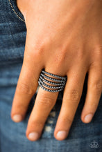 Load image into Gallery viewer, Ready or Dot Black Ring - Angie's $5.00 Bling