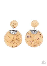 Load image into Gallery viewer, Really Retro-politan Yellow Acrylic Earrings