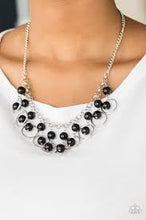 Load image into Gallery viewer, Really Rococo Black Necklace - Angie's $5.00 Bling