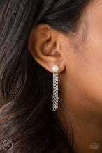 Load image into Gallery viewer, Rebel Refinement White Jacket Earrings